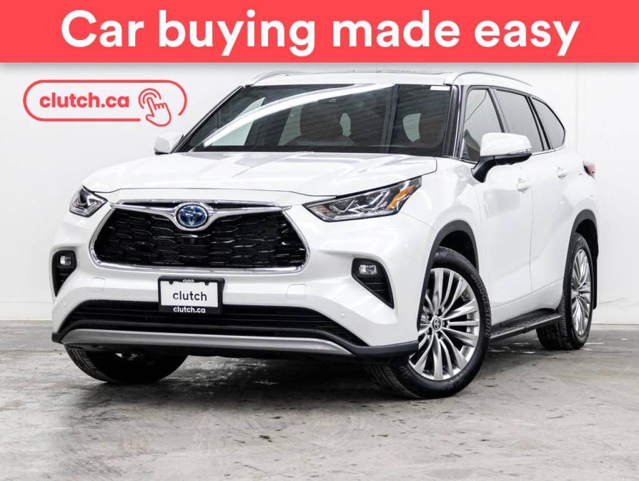 Used 2024 Toyota Highlander HYBRID Limited AWD w/Platinum Pkg w/Apple CarPlay, Heated Front Seats, Rearview Cam for sale in Toronto, ON