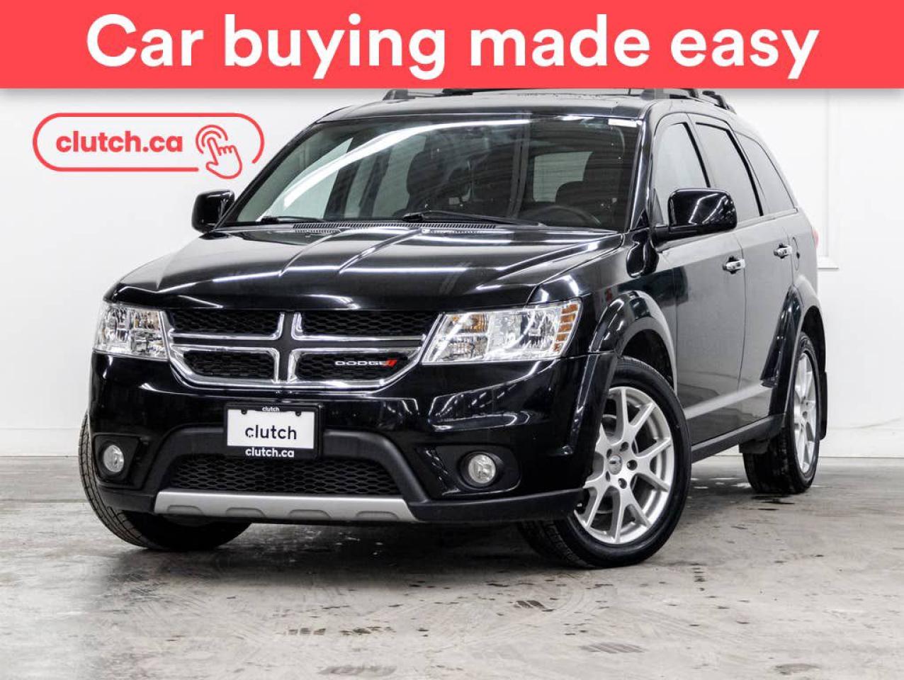 Used 2016 Dodge Journey R/T AWD w/ Power Moonroof, Heated Steering Wheel, Rearview Cam for sale in Toronto, ON
