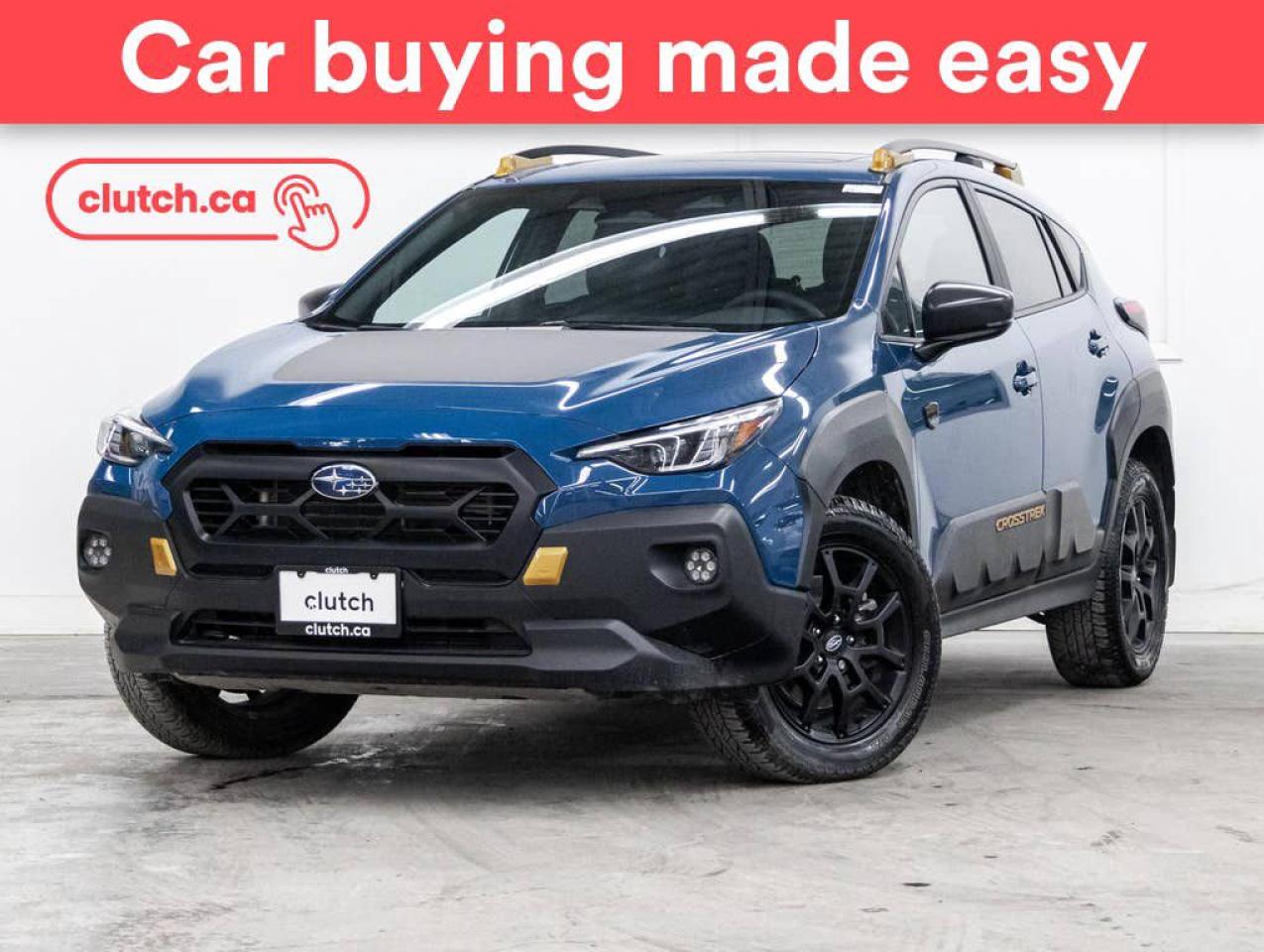 Used 2024 Subaru XV Crosstrek Wilderness AWD w/ Apple CarPlay & Android Auto, Power Moonroof, Rearview Cam for sale in Toronto, ON