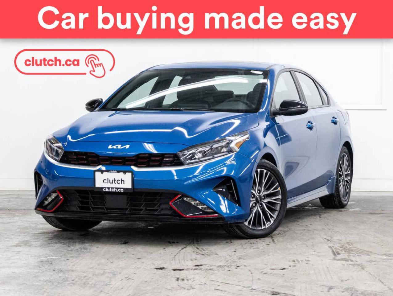 Used 2023 Kia Forte GT-Line w/Apple CarPlay & Android Auto, Heated Front Seats, Backup Cam for sale in Toronto, ON