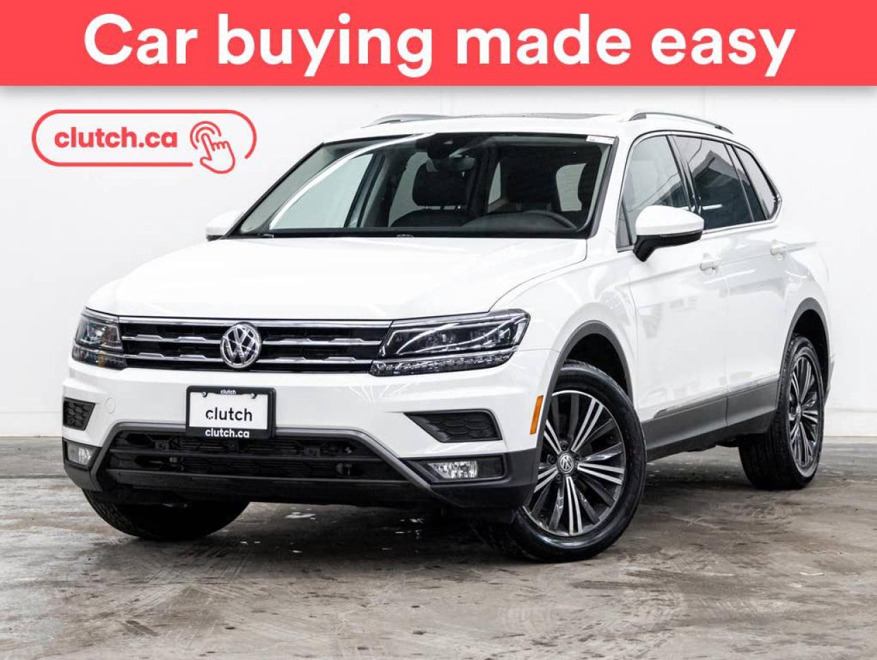 Used 2021 Volkswagen Tiguan Highline AWD w/ Apple CarPlay & Android Auto, Nav, Panoramic Moonroof for sale in Toronto, ON