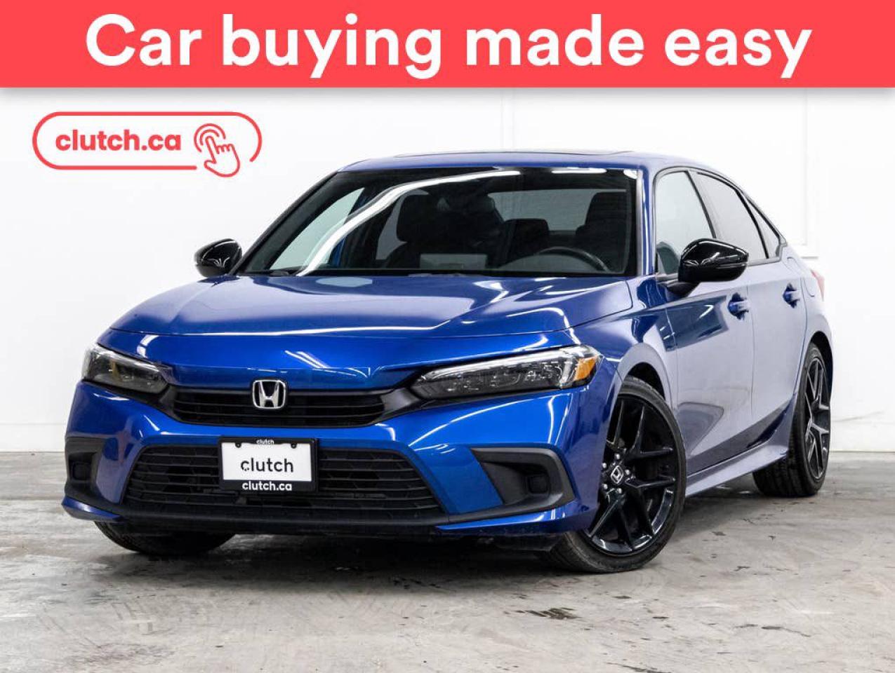 Used 2022 Honda Civic Sport w/ Apple CarPlay & Android Auto, Rearview Cam, Dual Zone A/C for sale in Toronto, ON