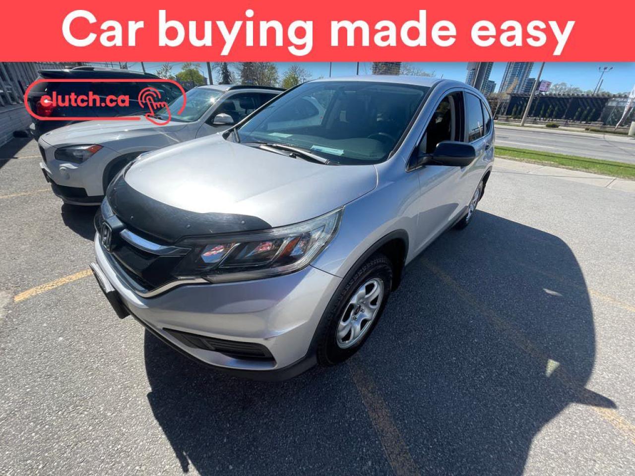 Used 2015 Honda CR-V LX w/ Front Heated Seats, Rearview Cam, Climate Control for sale in Toronto, ON