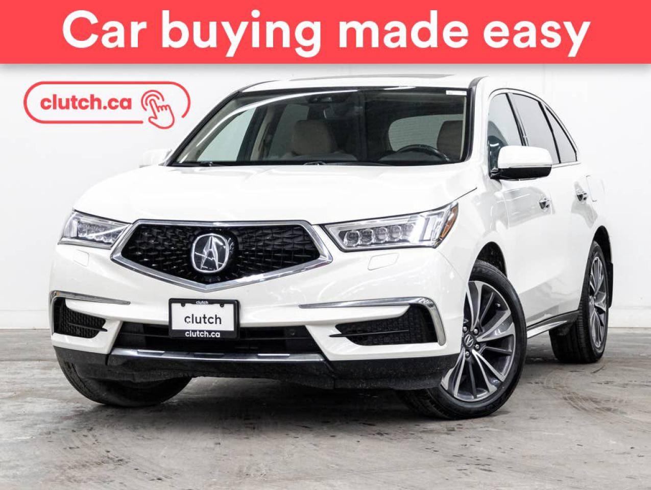 Used 2019 Acura MDX Tech AWD w/ Apple CarPlay , Rearview Cam, Nav for sale in Toronto, ON