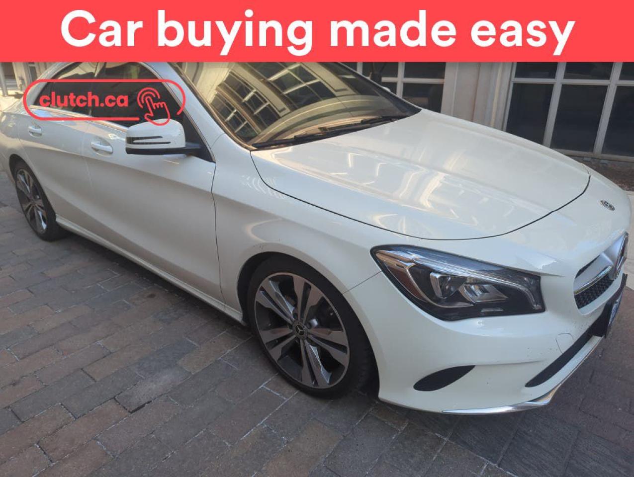 Used 2018 Mercedes-Benz CLA-Class CLA 250 4MATIC AWD w/ Front Heated Seats, Rearview Cam, Sunroof for sale in Toronto, ON