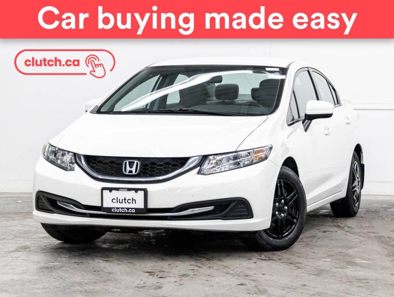 Used 2015 Honda Civic LX w/ Front Heated Seats, Rearview Cam, Climate Control for sale in Toronto, ON