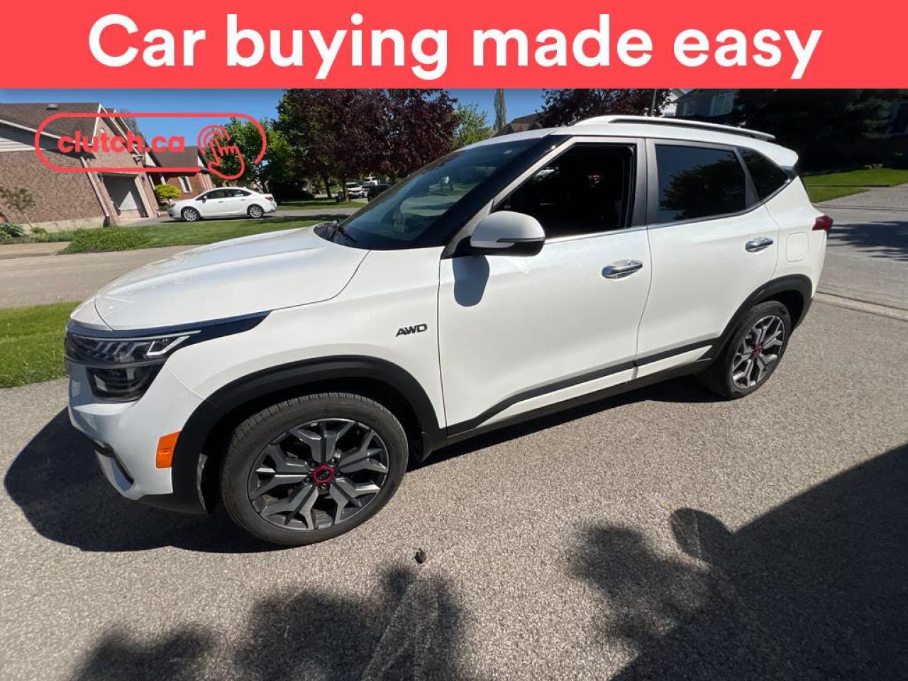 Used 2021 Kia Seltos SX Turbo AWD w/ Apple CarPlay & Android Auto, Rearview Cam, Nav for sale in Toronto, ON