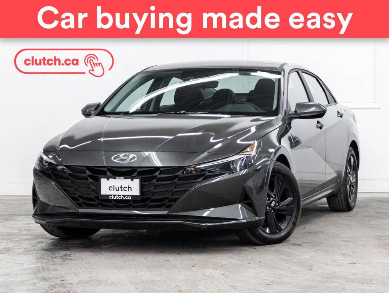 NO ACCIDENTS / CLEAN CARFAX / 1 OWNER / Climate Control, Bluetooth Music, Touchscreen Display and more!<br> <br>Clutch is the largest online used car retailer in Canada, delivering a seamless, hassle-free car-buying experience to drivers everywhere. Shop hundreds of used cars online, get the right one delivered to your door, and enjoy peace of mind with our optional 10-Day Money-Back Guarantee. How sweet is that? To learn more, visit clutch.ca.<br> <br>The top features for this 2023 Hyundai Elantra include:<br> <br>Front Heated Seats<br>Climate Control<br>Bluetooth Music<br>Touchscreen Display<br>Cruise Control<br>12V Outlet<br>Apple CarPlay<br>Android Auto<br>USB Input<br>Push Button Start<br>Lane Departure Warning<br>Blindspot Sensors<br>Heated Steering Wheel<br>Rear View Camera<br> <br>Seamless home delivery - Delivery to your door in a matter of days. Available on select packages.<br> <br>Try it out for 10 days - If you do not like it, we will take it back. Available on select packages. <br> <br>Quality assured - All cars go through our rigorous 210-point inspection and reconditioning process.<br> <br>Peace of mind - Optional 3-month Standard Warranty, with additional warranty options available.<br> <br>Haggle-free - No haggling or hard sells.<br> <br>100% Transparency - Full inspection reports on every car, including high-res photography and a free Carfax report.<br> <br>Listed price is for cash purchase only and does not include taxes, Shipping Fees (if applicable), Delivery Fees (if applicable), government licensing fees. 10-day Money Back Guarantee, 3-month Standard Warranty, and home delivery are available with select packages.<br> <br>Previous Provincial Registrations:<br>Ontario<br> <br>Stock # 53021