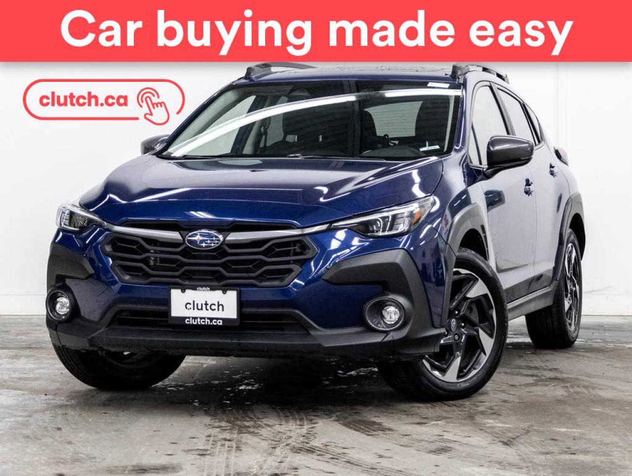 Used 2024 Subaru XV Crosstrek Limited AWD w/ Apple CarPlay & Android Auto, Power Moonroof, Wireless Charging for sale in Toronto, ON
