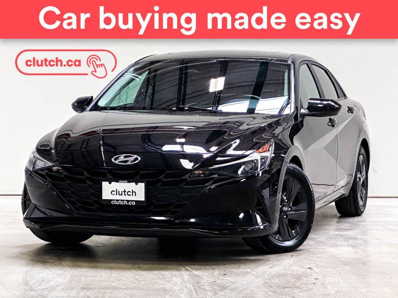 NO ACCIDENTS / CLEAN CARFAX / 1 OWNER / Climate Control, Dual Zone Front Climate Control, Bluetooth Music and more!<br> <br>Clutch is the largest online used car retailer in Canada, delivering a seamless, hassle-free car-buying experience to drivers everywhere. Shop hundreds of used cars online, get the right one delivered to your door, and enjoy peace of mind with our optional 10-Day Money-Back Guarantee. How sweet is that? To learn more, visit clutch.ca.<br> <br>The top features for this 2022 Hyundai Elantra include:<br> <br>Front Heated Seats<br>Climate Control<br>Dual Zone Front Climate Control<br>Bluetooth Music<br>Touchscreen Display<br>Cruise Control<br>12V Outlet<br>Apple CarPlay<br>Android Auto<br>USB Input<br>Push Button Start<br>Lane Departure Warning<br>Blindspot Sensors<br>Rear Cross Traffic Alert<br>Heated Steering Wheel<br>Sunroof<br>Automatic High Beams<br>Rear View Camera<br> <br>Seamless home delivery - Delivery to your door in a matter of days. Available on select packages.<br> <br>Try it out for 10 days - If you do not like it, we will take it back. Available on select packages. <br> <br>Quality assured - All cars go through our rigorous 210-point inspection and reconditioning process.<br> <br>Peace of mind - Optional 3-month Standard Warranty, with additional warranty options available.<br> <br>Haggle-free - No haggling or hard sells.<br> <br>100% Transparency - Full inspection reports on every car, including high-res photography and a free Carfax report.<br> <br>Listed price is for cash purchase only and does not include taxes, Shipping Fees (if applicable), Delivery Fees (if applicable), government licensing fees. 10-day Money Back Guarantee, 3-month Standard Warranty, and home delivery are available with select packages.<br> <br>Previous Provincial Registrations:<br>Ontario<br> <br>Stock # 53181