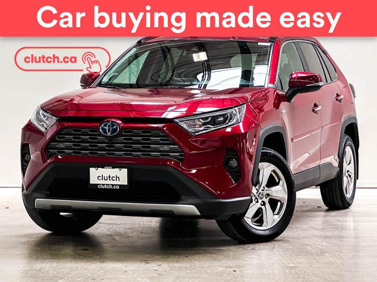 Used 2021 Toyota RAV4 Hybrid Limited AWD w/ Apple CarPlay, Heated Front Seats, Rearview Cam for sale in Toronto, ON