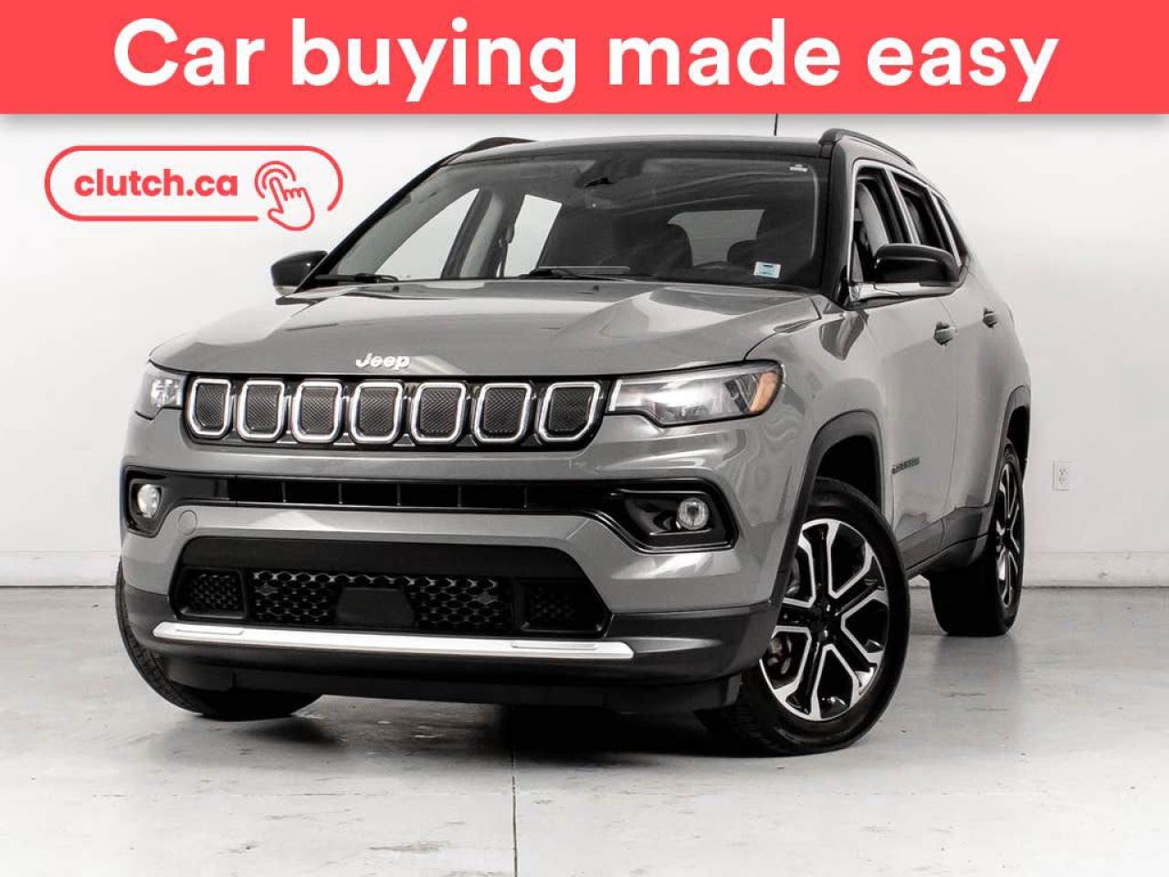 Used 2022 Jeep Compass Limited 4X4 w/ Sunroof, Heated Seats, Apple CarPlay for sale in Bedford, NS