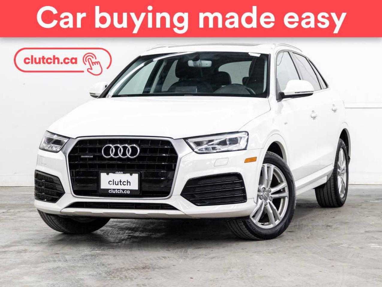 Used 2016 Audi Q3 Technik AWD w/Bluetooth, Cruise Control, Rearview Cam for sale in Toronto, ON