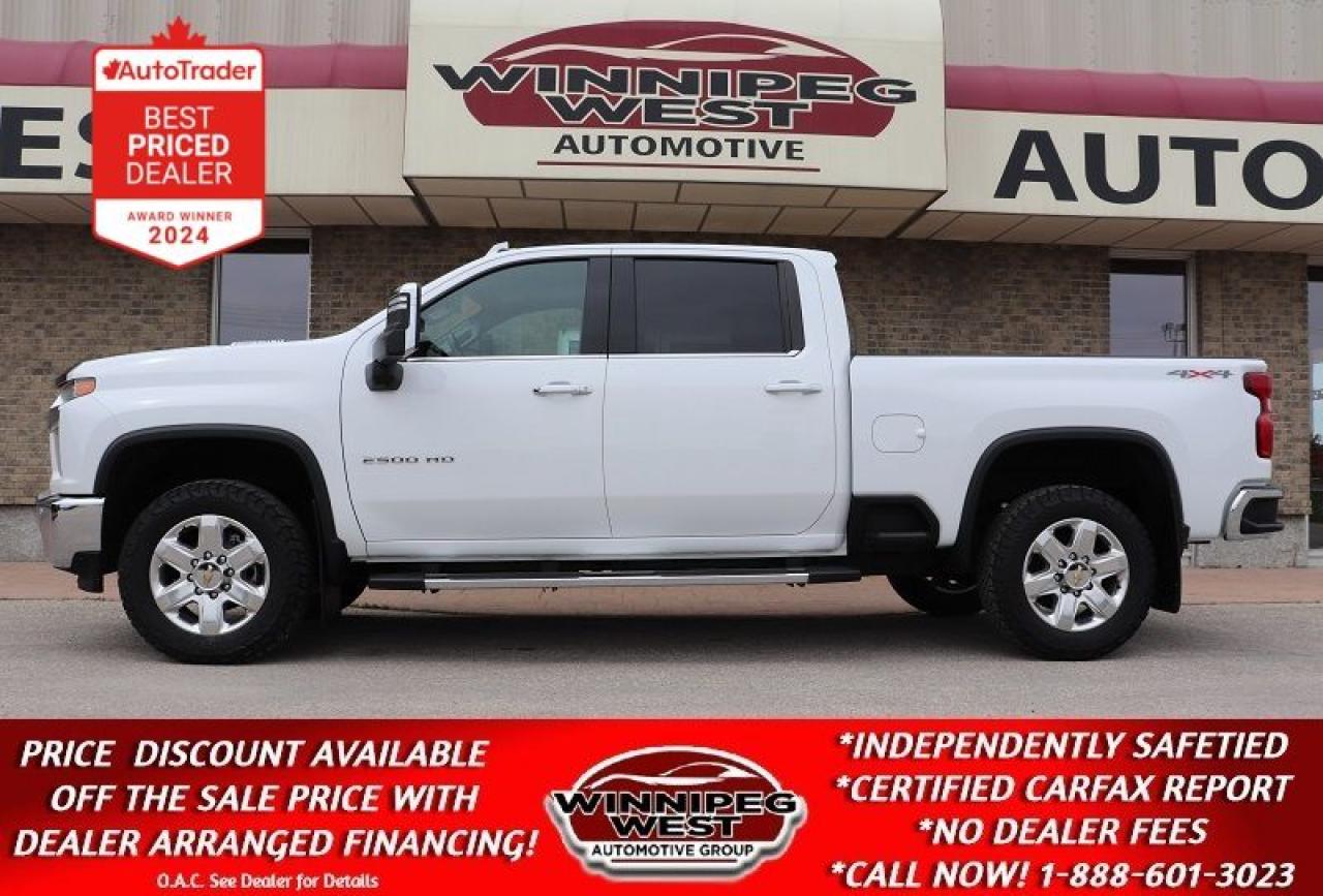 Used 2022 Chevrolet Silverado 2500 HD LTZ CREW 6.6L DURAMAX 4X4, LOADED, LOW KM/AS NEW! for sale in Headingley, MB