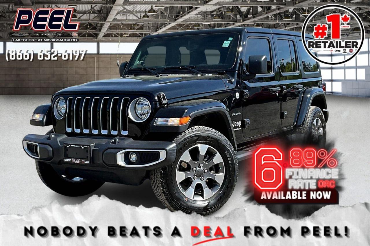 Used 2023 Jeep Wrangler Sahara | Heated Cloth Seats | Alpine | NAV | 4X4 for sale in Mississauga, ON