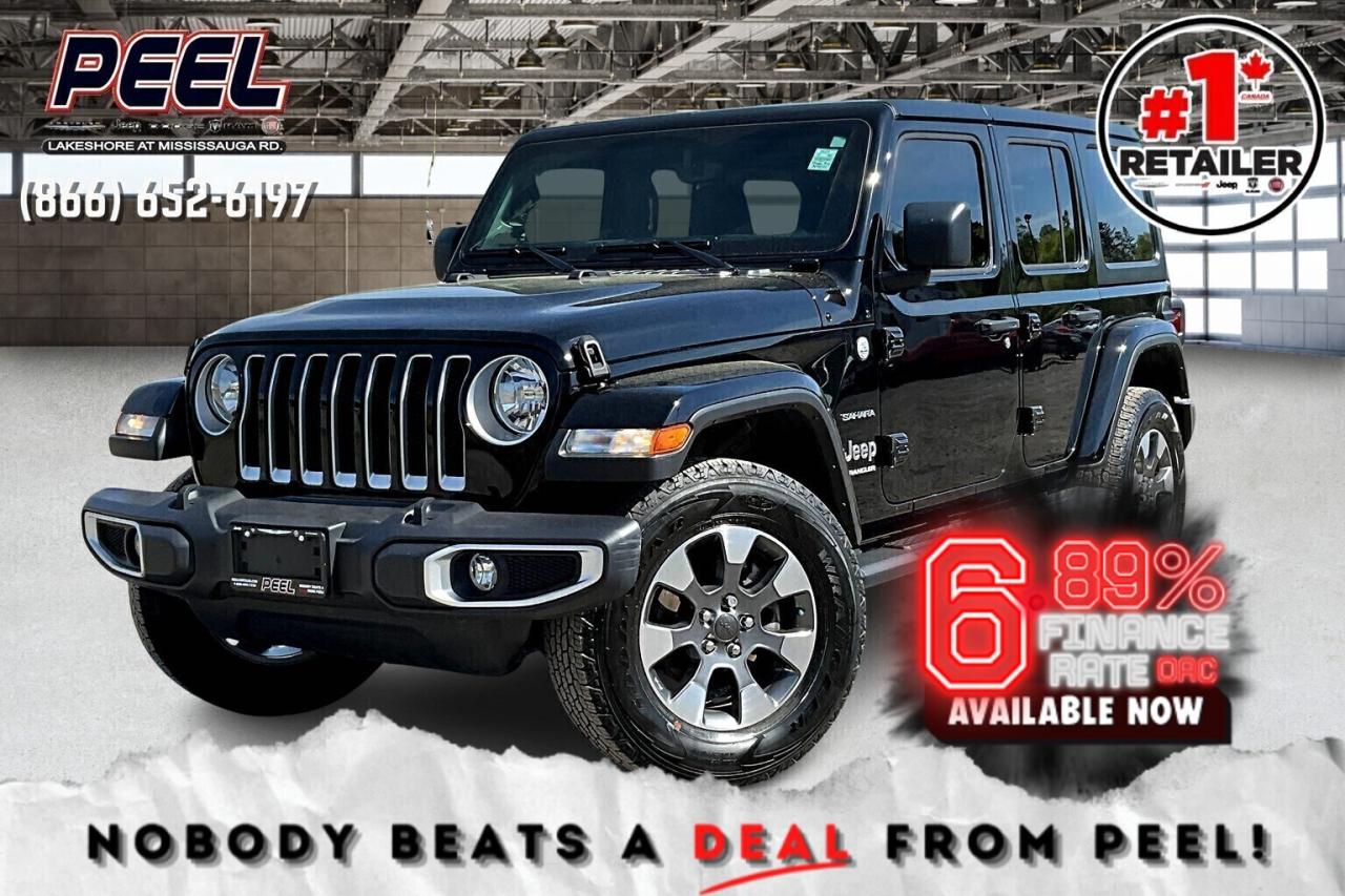 Used 2023 Jeep Wrangler Sahara | Heated Cloth Seats | Alpine | NAV | 4X4 for sale in Mississauga, ON