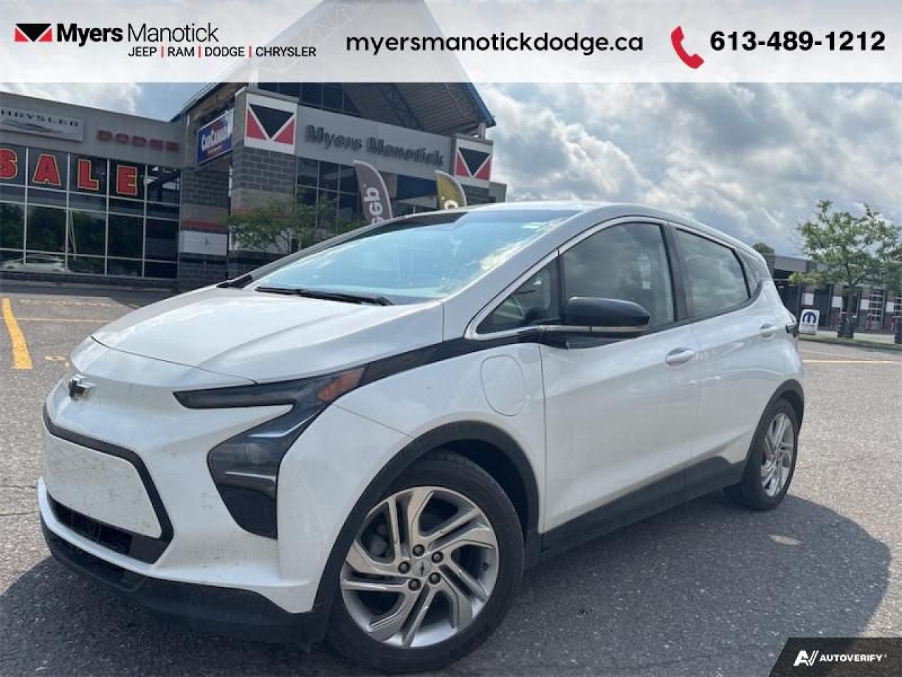 Used 2022 Chevrolet Bolt EV LT  - Aluminum Wheels -  Proximity Key for sale in Ottawa, ON