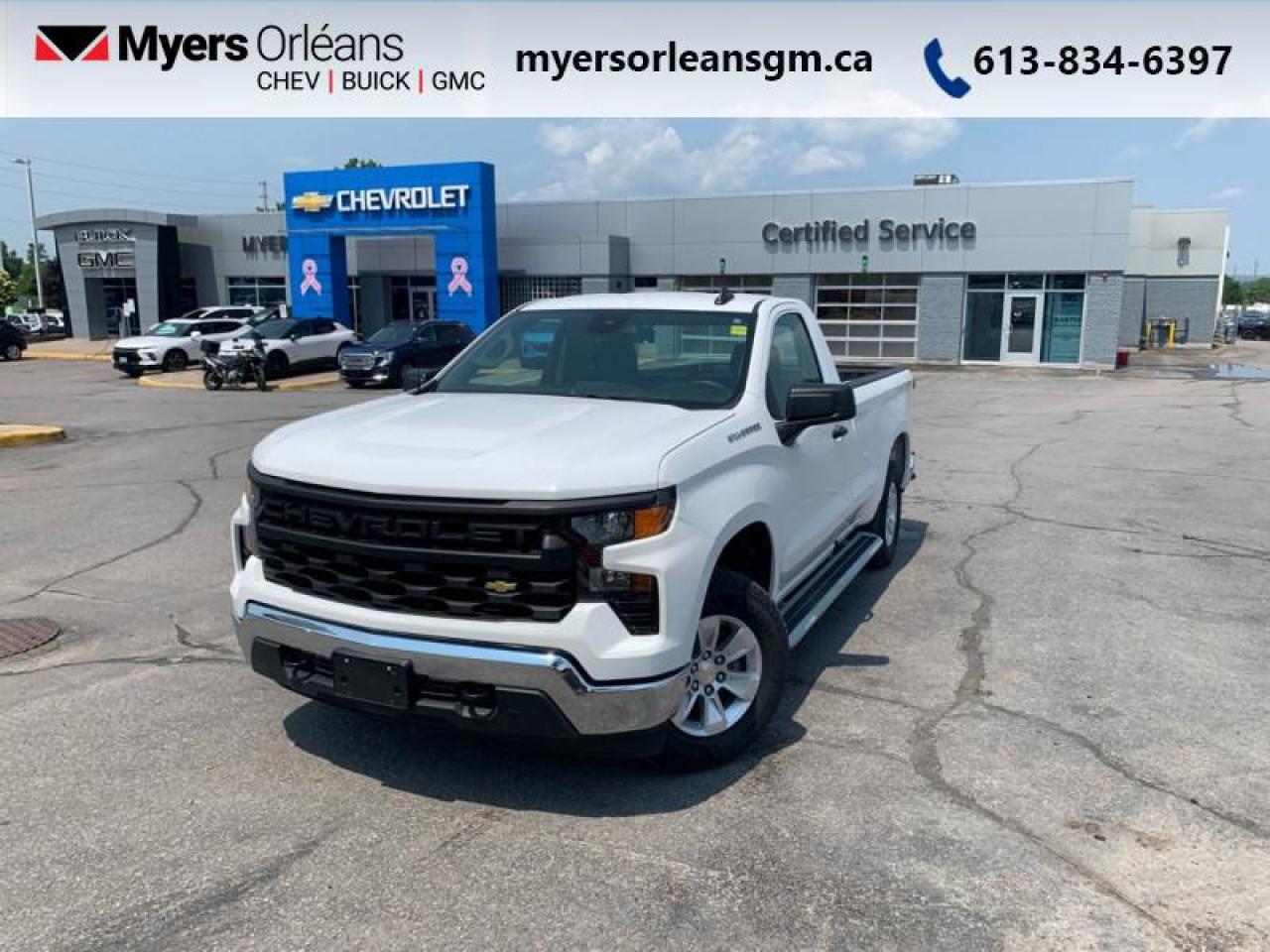 Used 2024 Chevrolet Silverado 1500 Work Truck  -  Android Auto for sale in Orleans, ON