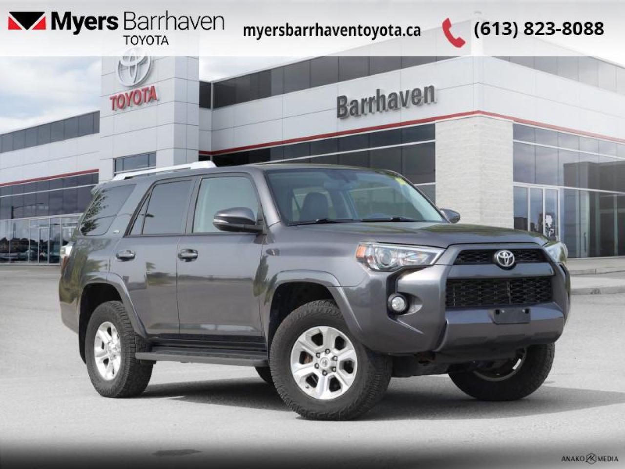Used 2018 Toyota 4Runner SR5  - Leather Seats -  Navigation - $324 B/W for sale in Ottawa, ON