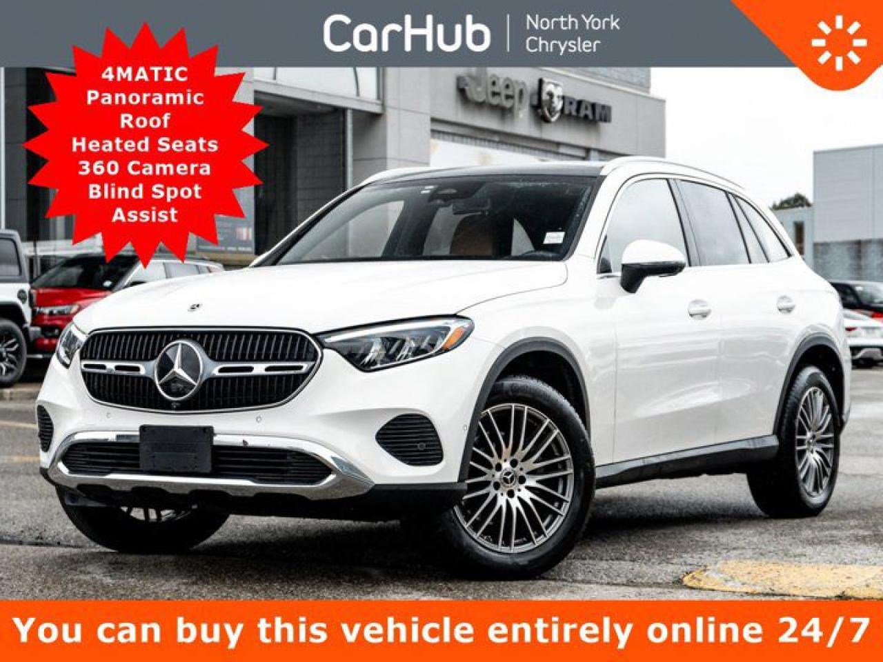 Used 2024 Mercedes-Benz GLC 300 4MATIC Panoroof Heated Seats 360 Cam Blind Spot Assist for sale in Thornhill, ON
