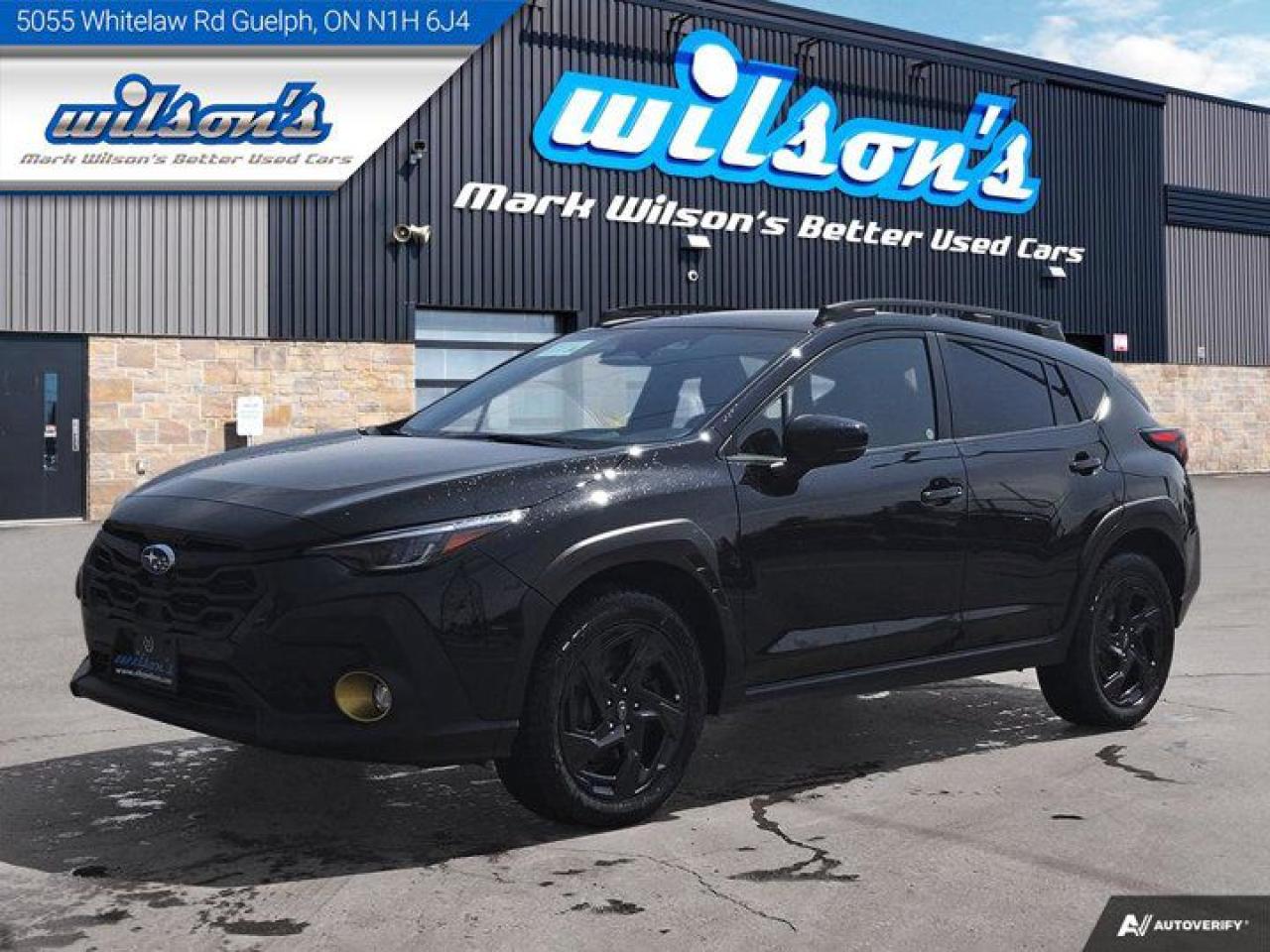 Used 2024 Subaru XV Crosstrek Onyx AWD | Sunroof | Pwr Seat | Adaptive Cruise | Heated Wheel + Seats | New Tires | New Brakes | for sale in Guelph, ON