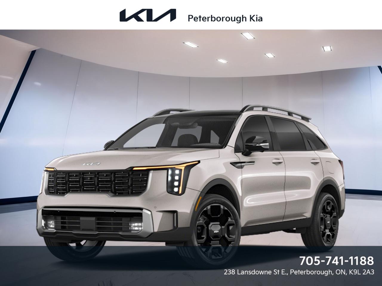 New 2025 Kia Sorento X-Line Limited AWD w/Black Interior for sale in Peterborough, ON