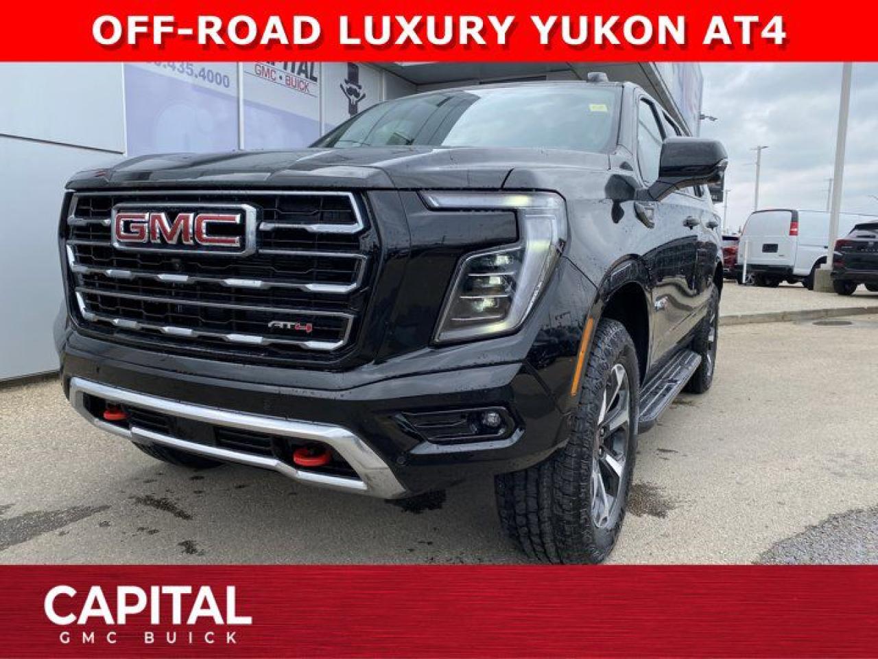 New 2025 GMC Yukon AT4 4WD for sale in Edmonton, AB