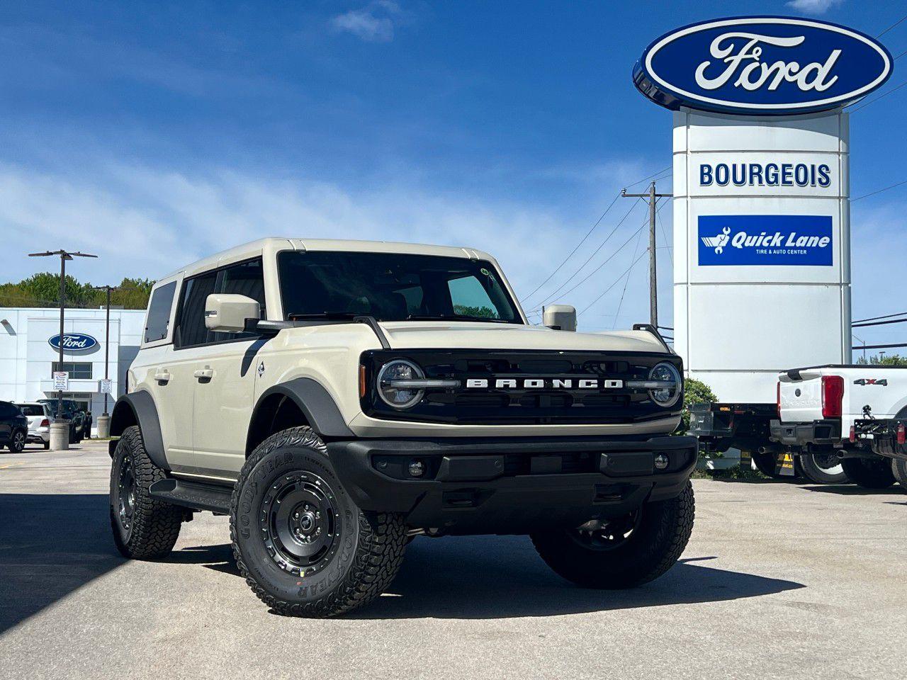 New 2025 Ford Bronco OUTER BANKS 4 DOOR 4X4 for sale in Midland, ON