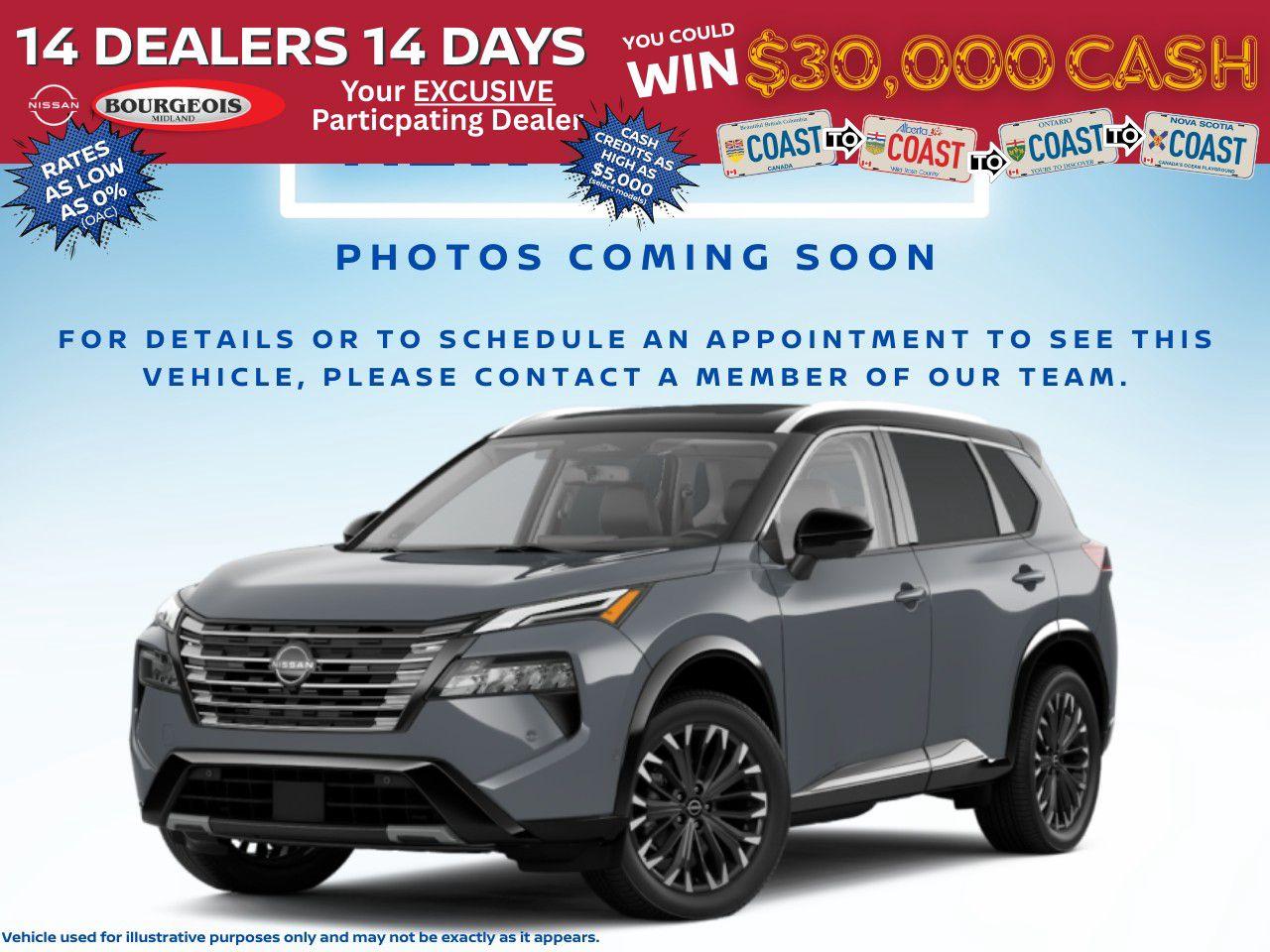 New 2025 Nissan Rogue AWD SV Moonroof for sale in Midland, ON