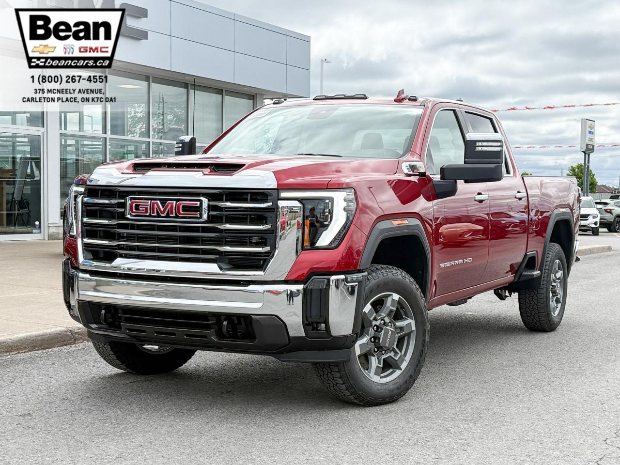 New 2025 GMC Sierra 2500 HD SLT DURAMAX 6.6L V8 WITH REMOTE START/ENTRY, HEATED SEATS, VENTILATED FRONT SEATS, HEATED STEERING WHEEL, HD REAR VISION CAMERA for sale in Carleton Place, ON