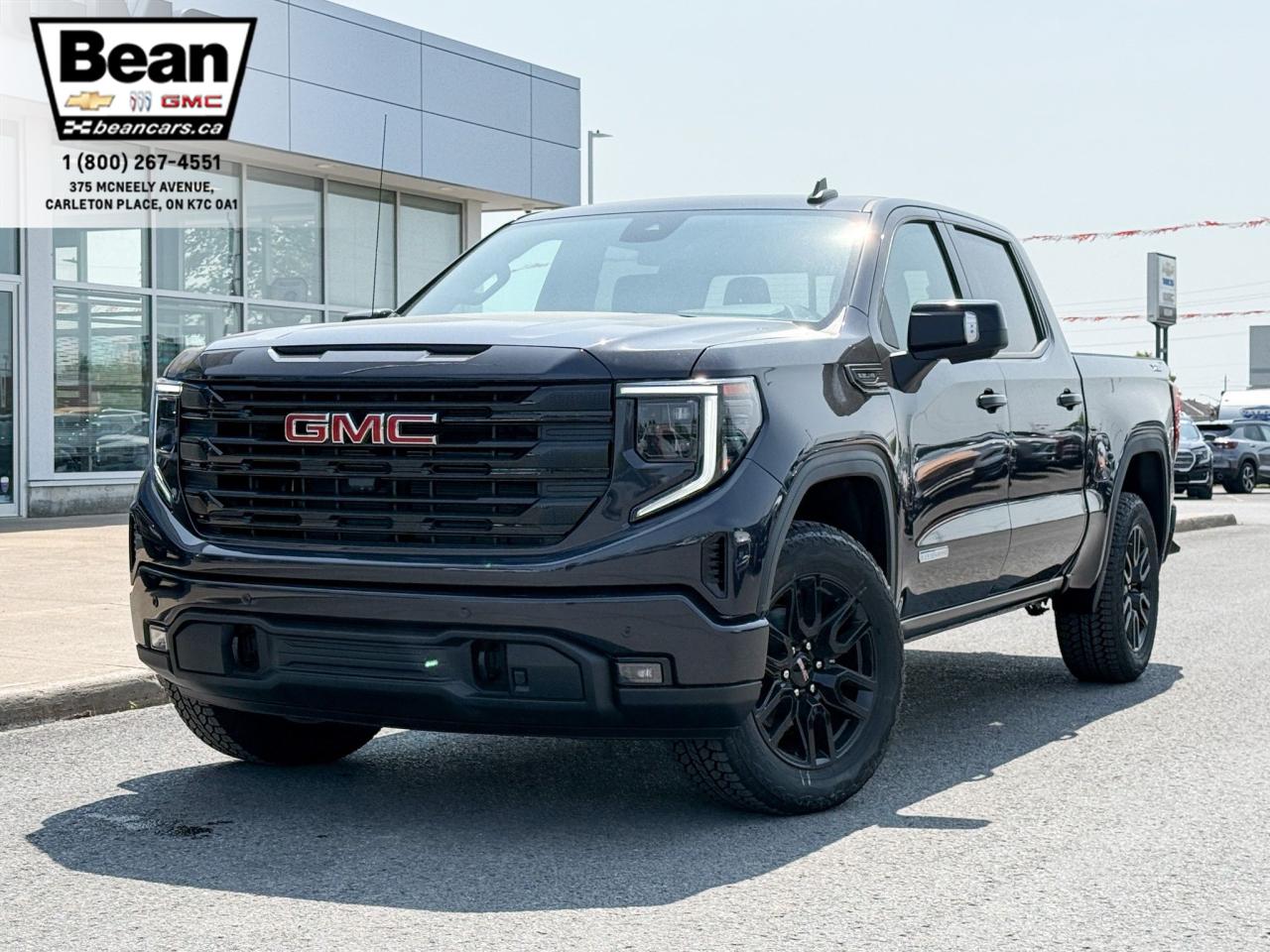 New 2025 GMC Sierra 1500 Elevation 5.3L V8 WITH REMOTE START/ENTRY, HEATED SEATS, HEATED STEERING WHEEL, CRUISE CONTROL, HD REAR VISION CAMERA, BOSE SOUND SYSTEM for sale in Carleton Place, ON