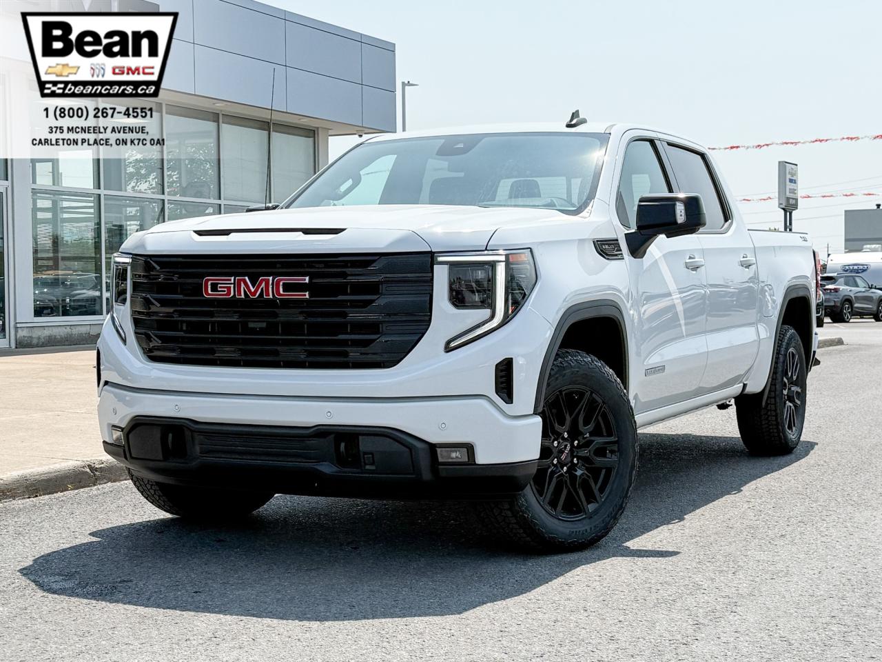 New 2025 GMC Sierra 1500 Elevation 5.3L V8 WITH REMOTE START/ENTRY, HEATED SEATS, HEATED STEERING WHEEL, CRUISE CONTROL, HD REAR VISION CAMERA, BOSE SOUND SYSTEM for sale in Carleton Place, ON