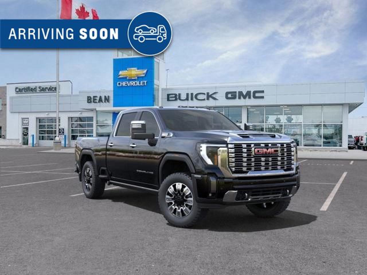 New 2025 GMC Sierra 2500 HD Denali DURAMAX 6.6L V8 WITH REMOTE START/ENTRY, HEATED SEATS, HEATED STEERING WHEEL, VENTILATED SEATS, HD SURROUND VISION for sale in Carleton Place, ON