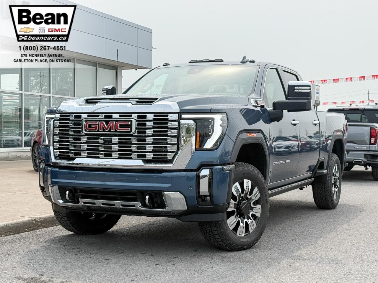 New 2025 GMC Sierra 2500 HD Denali DURAMAX 6.6L V8 WITH REMOTE START/ENTRY, HEATED SEATS, HEATED STEERING WHEEL, VENTILATED SEATS, HD SURROUND VISION for sale in Carleton Place, ON