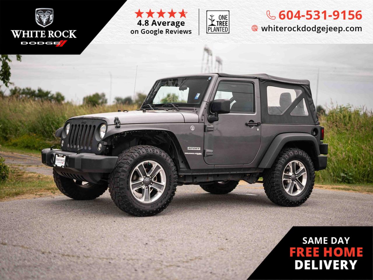 Used 2018 Jeep Wrangler JK Sport for sale in Surrey, BC