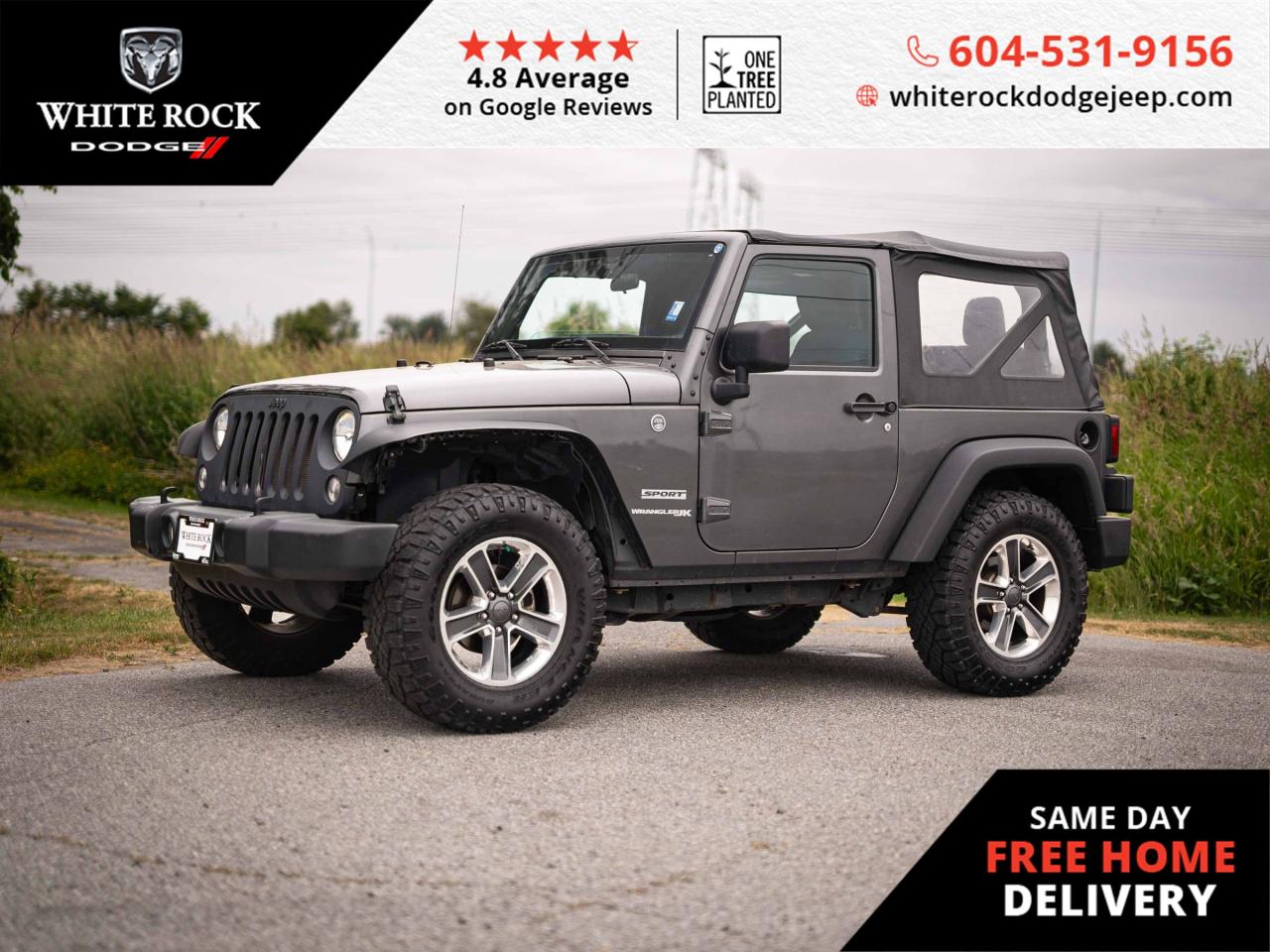 Used 2018 Jeep Wrangler JK Sport for sale in Surrey, BC