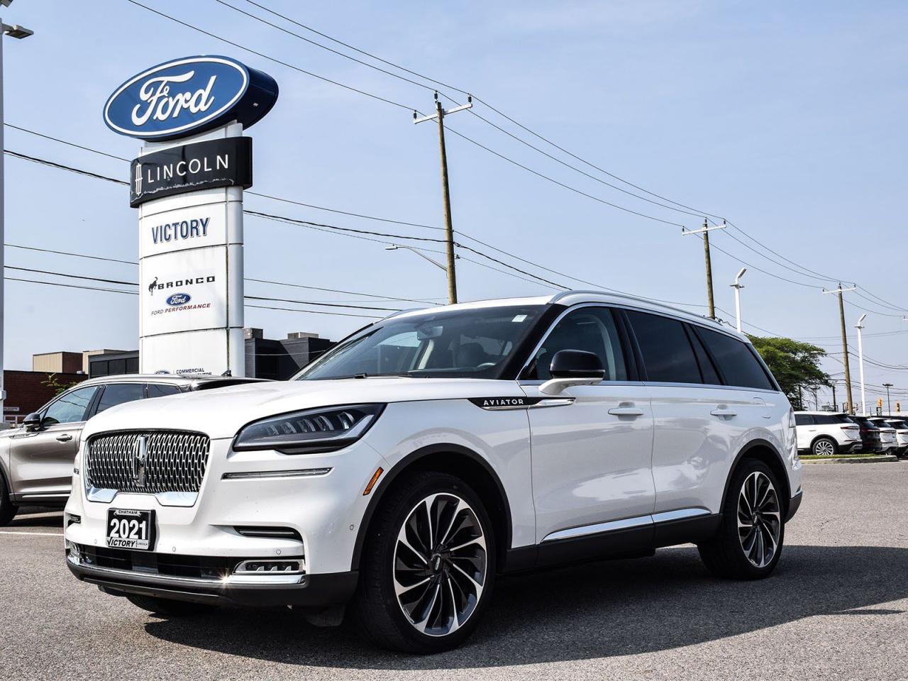 Used 2021 Lincoln Aviator Reserve Convenience Package | ACC +Lane Keeping | for sale in Chatham, ON
