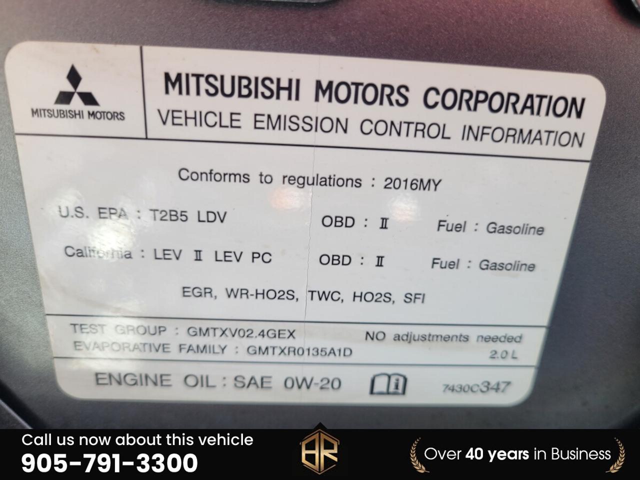 2016 Mitsubishi Lancer ES | No Accidents Reported |  Low Km | Photo