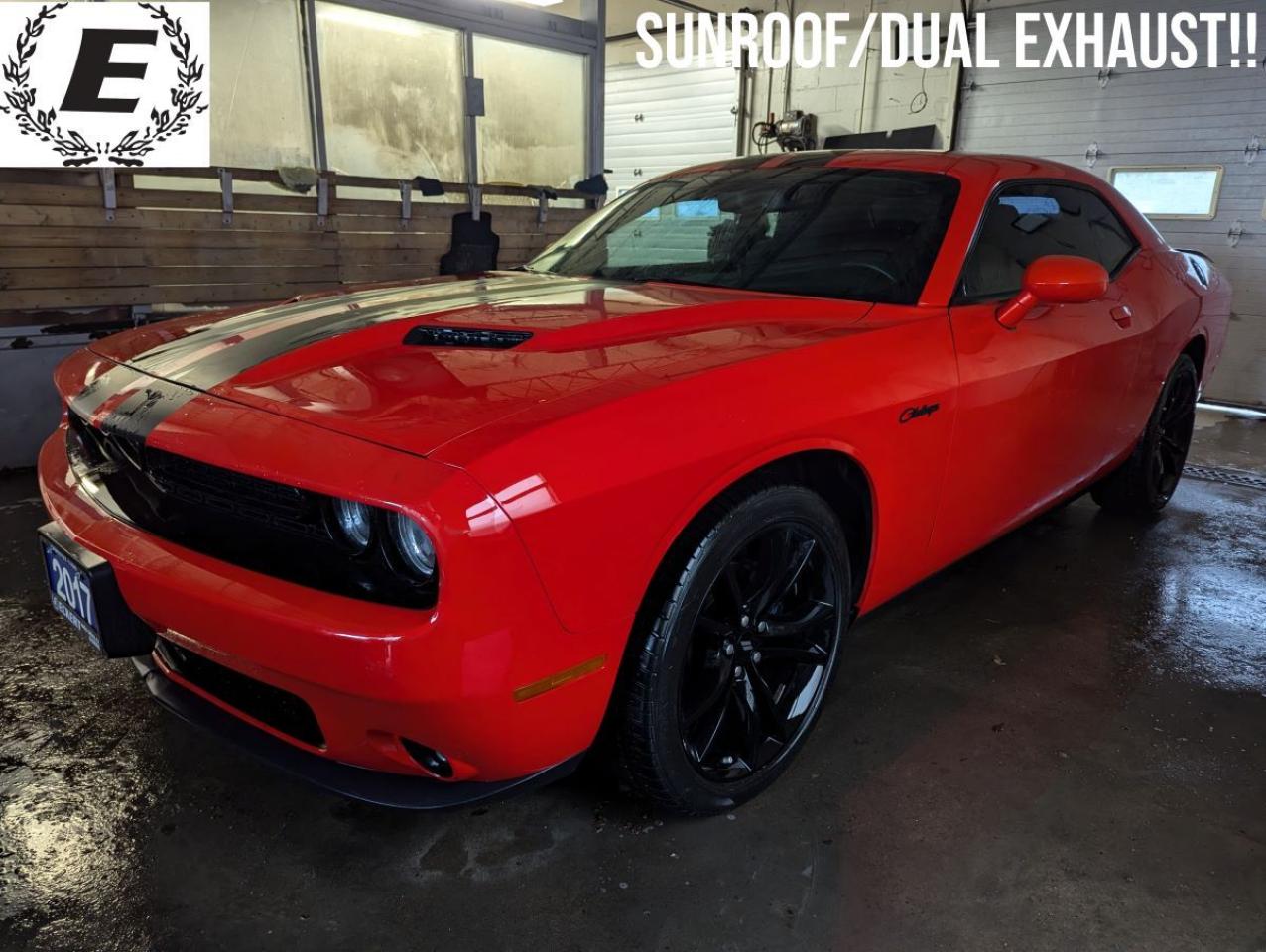 Used 2017 Dodge Challenger SXT  BLACK TOP EDITION WITH A SUNROOF!! for sale in Barrie, ON