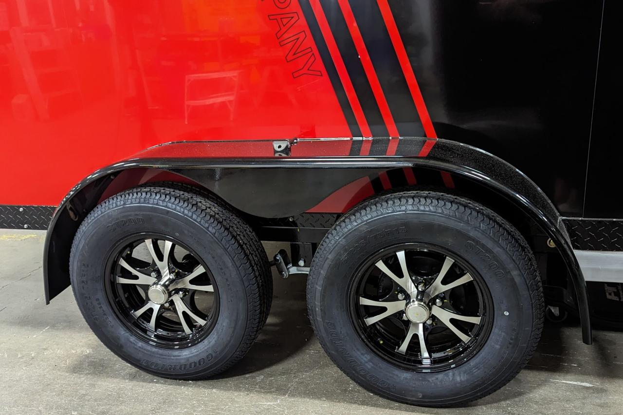 2025 Canadian Trailer Company 7x14 V Nose Cargo Trailer Aluminum Tandem Axle Photo7