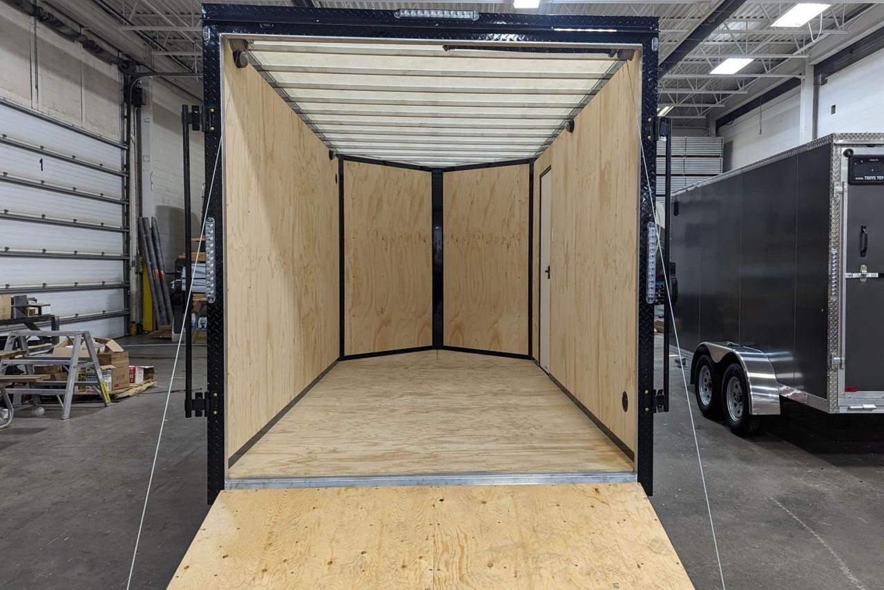 2024 Canadian Trailer Company 7x14 V Nose Cargo Trailer Aluminum Tandem Axle