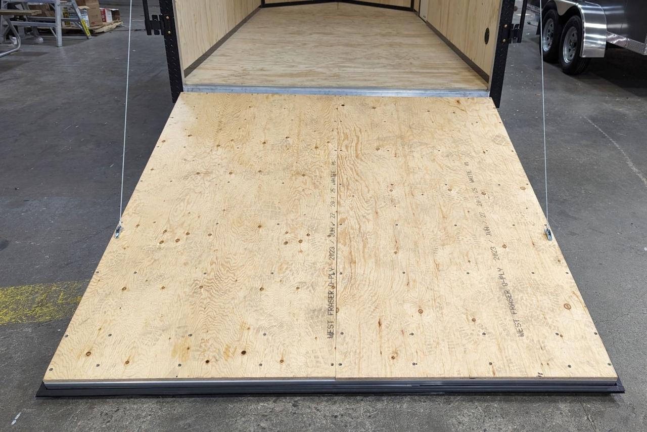 2024 Canadian Trailer Company 7x14 V Nose Cargo Trailer Aluminum Tandem Axle