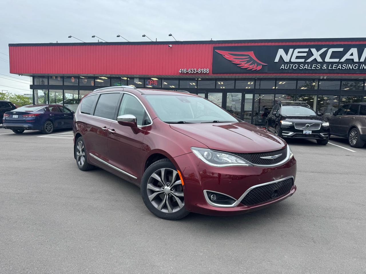Used 2017 Chrysler Pacifica LIMITED LEATHER SUNROOF NAV P/DOORS P/TAILGATE CAM for sale in North York, ON