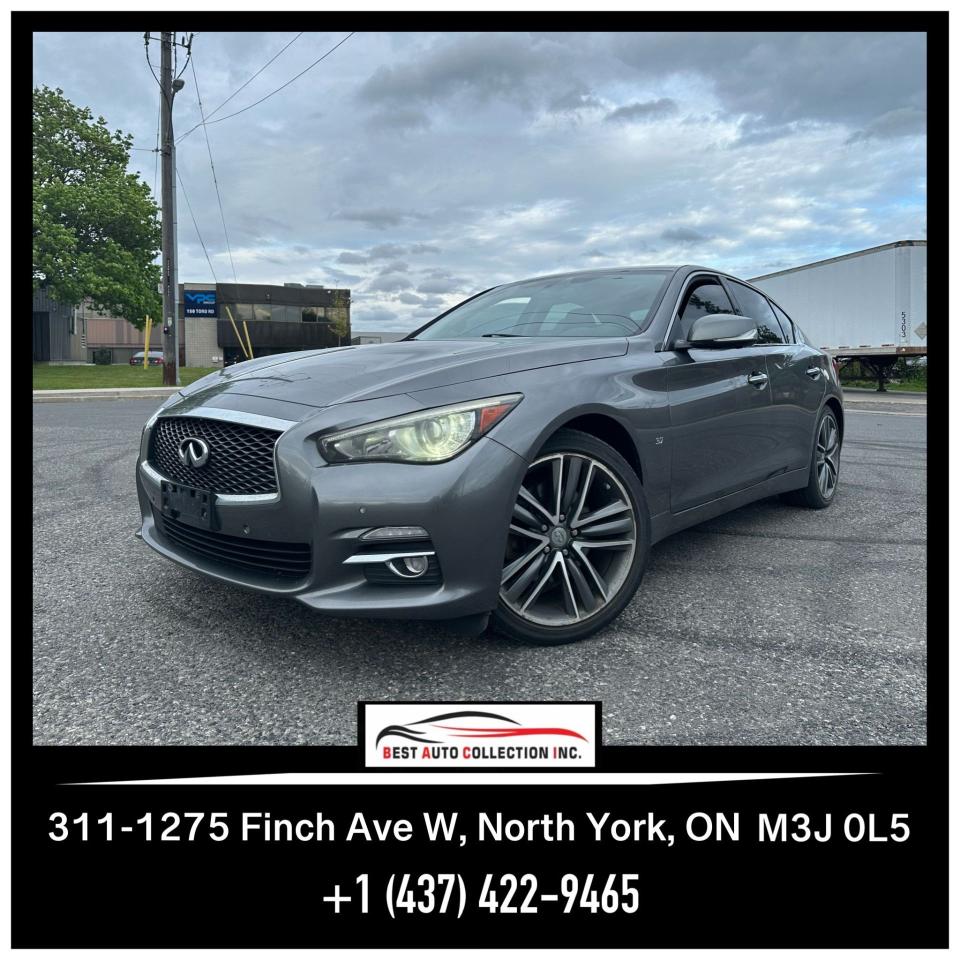 Used 2015 Infiniti Q50 LIMITED// AWD// FULLY CERTIFIED// 1Y WARRANTY INCL for sale in North York, ON