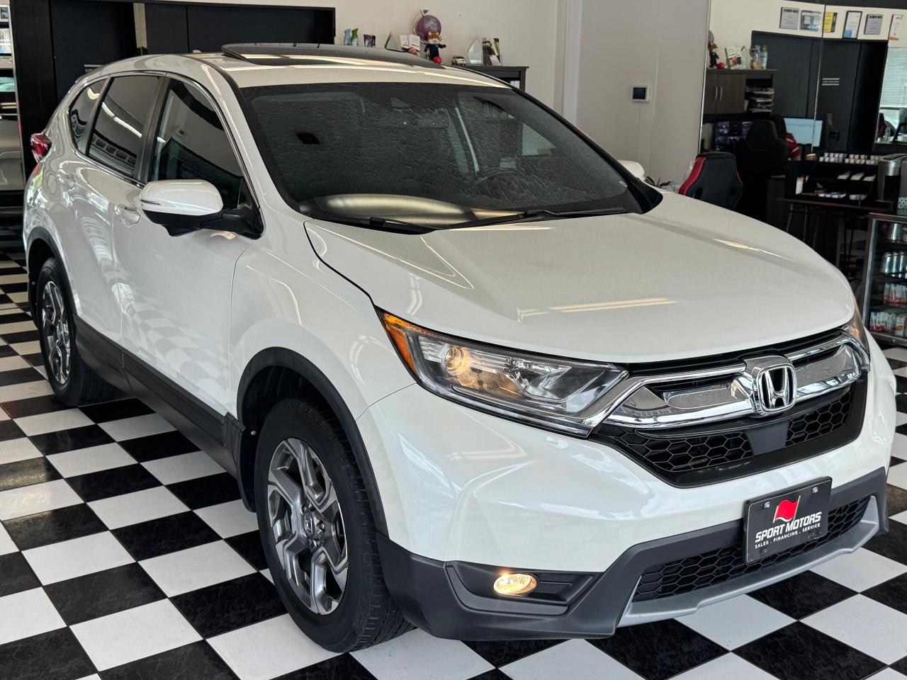2018 Honda CR-V EX-L AWD+NewTires+Roof+AdaptiveCruise+CLEAN CARFAX Photo74