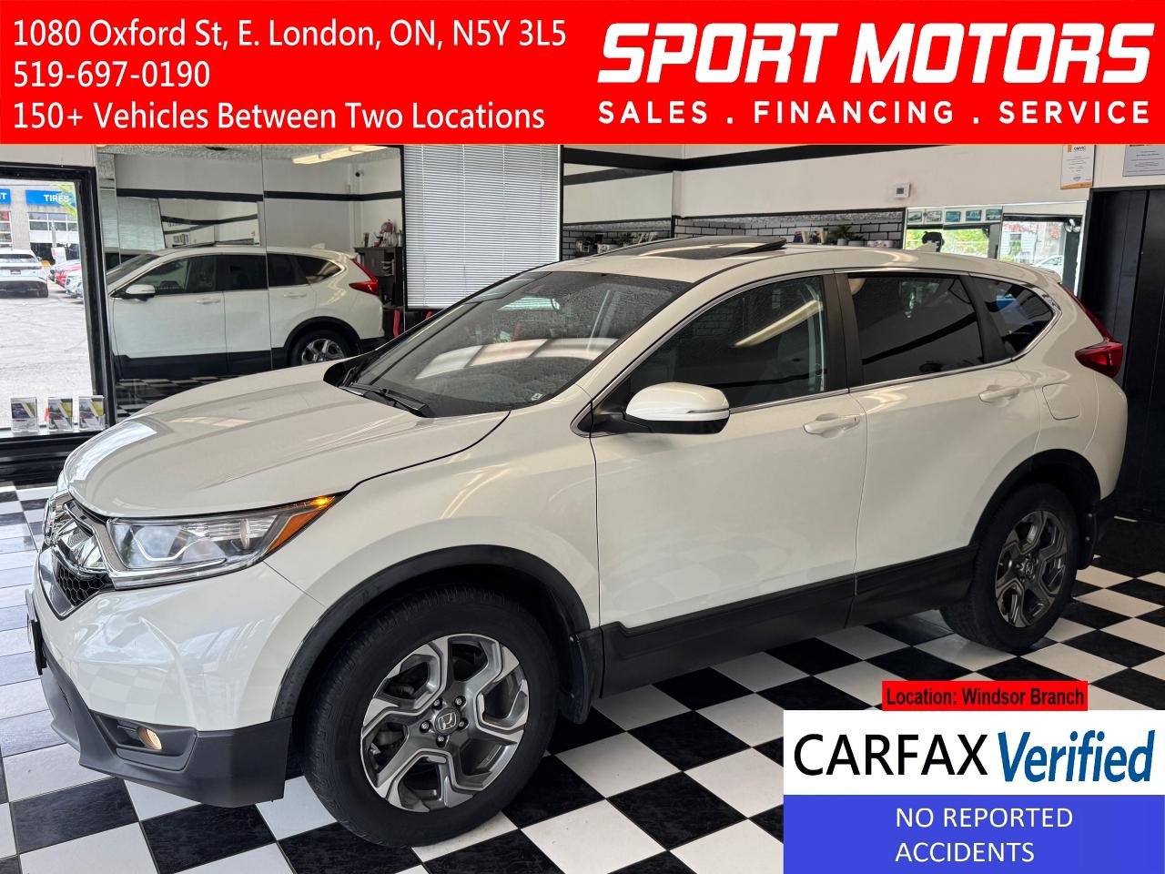 2018 Honda CR-V EX-L AWD+NewTires+Roof+AdaptiveCruise+CLEAN CARFAX