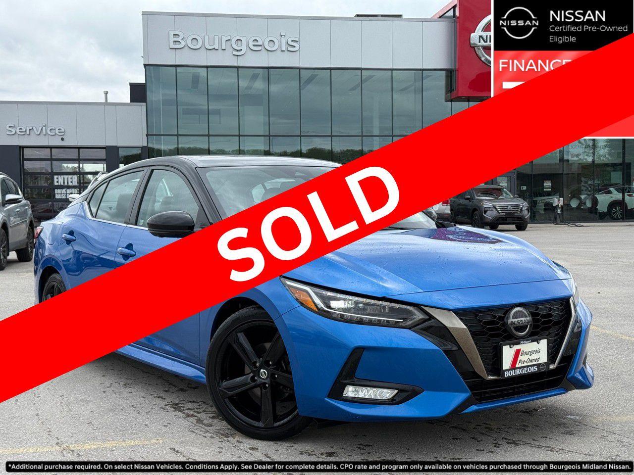 Used 2021 Nissan Sentra SR Premium for sale in Midland, ON
