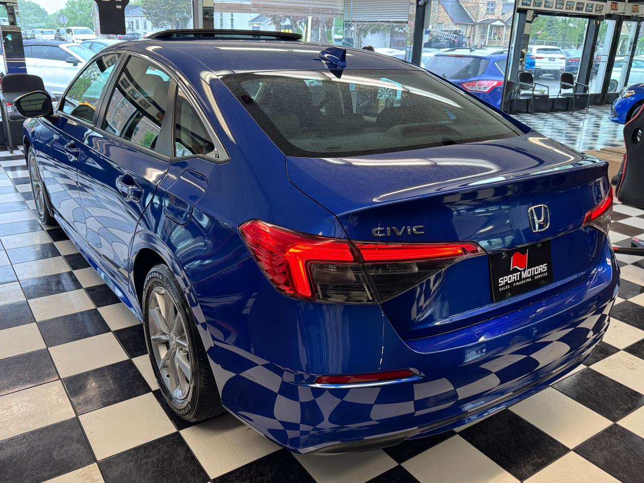 2022 Honda Civic EX+Blind Spot+Roof+ONE OWNER+CLEAN CARFAX Photo75