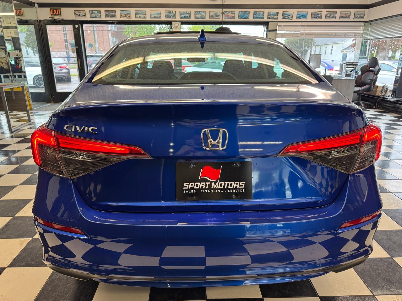 2022 Honda Civic EX+Blind Spot+Roof+ONE OWNER+CLEAN CARFAX Photo12