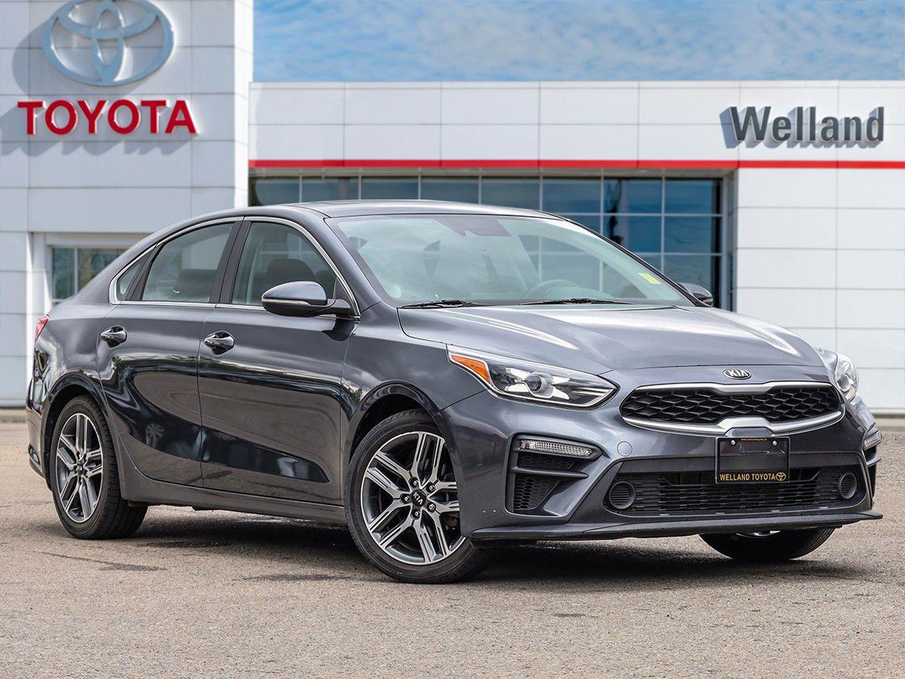 Used 2019 Kia Forte EX APPLE CARPLAY/ANDROID AUTO. HEATED STEERING WHEEL. POWER MOON ROOF. for sale in Welland, ON